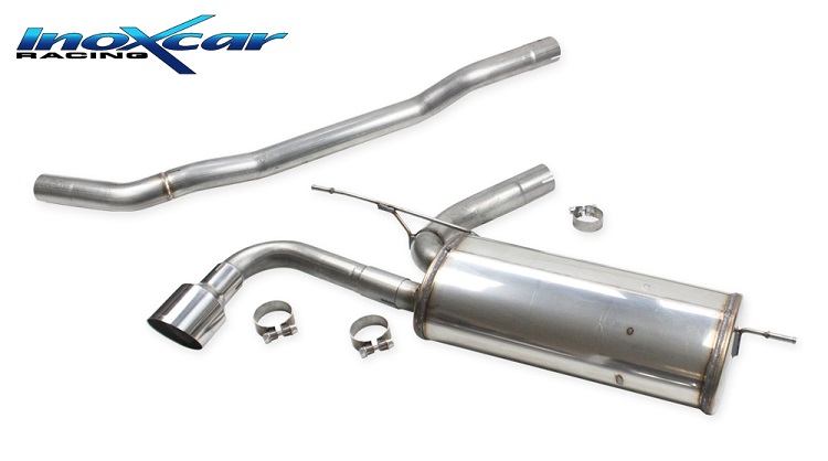 SCARICO FINALE SPORTIVO SILENZIATO RACING INOXCAR PER BMW SERIE 1 F40 116i/118i 1.5T (USCITA SINGOLA)