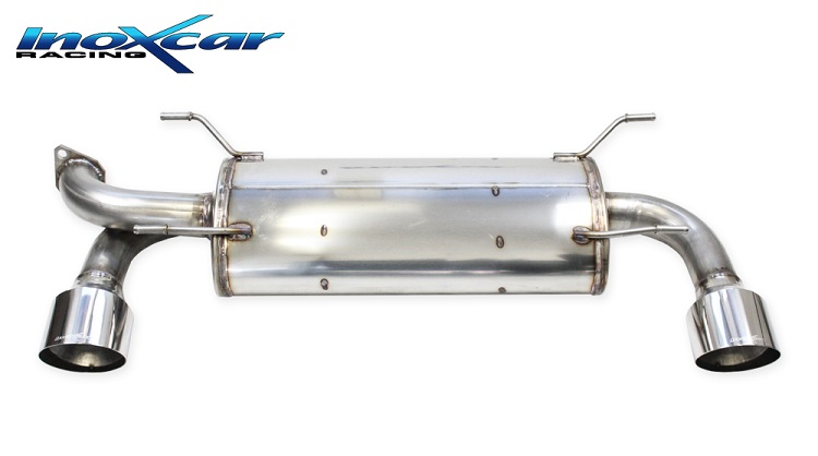 SCARICO FINALE SPORTIVO SILENZIATO RACING INOXCAR PER TOYOTA GT86 (Ø 114MM SALDATURA A TIG)