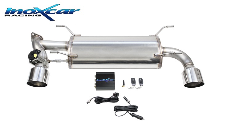 SCARICO FINALE SPORTIVO SILENZIATO RACING (+ KIT VALVOLA) INOXCAR PER TOYOTA GT86