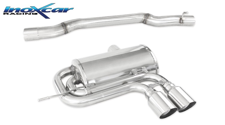 SCARICO FINALE SPORTIVO SILENZIATO RACING INOXCAR PER MINI COOPER F56 S / JCW CON OPF