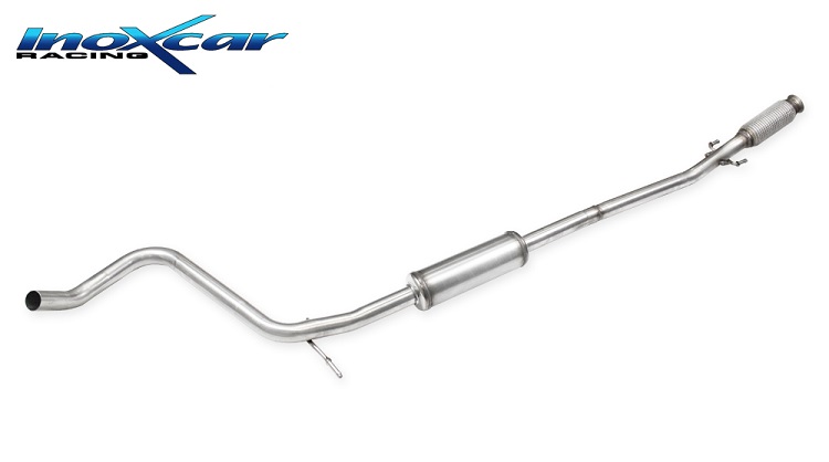 SCARICO CENTRALE SPORTIVO SILENZIATO INOXCAR PER RENAULT CLIO 5 1.3 TCE 131CV