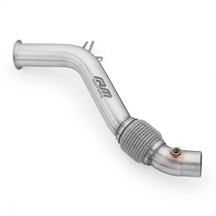 SCARICO SPORTIVO DOWNPIPE DIRETTO RM MOTORS PER BMW F20/F21 118d, 118dx, 120d, 120dx, 125d MOTORI: B47 / N47N