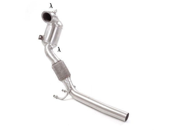 SCARICO SPORTIVO DOWNPIPE CON KAT 200 CELLE RAGAZZON PER AUDI A3 8Y 35 TFSI SPORTBACK