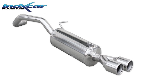 SCARICO FINALE SPORTIVO SILENZIATO INOXCAR PER AUDI A1 8X 1.4 TFSI 150 / 185CV