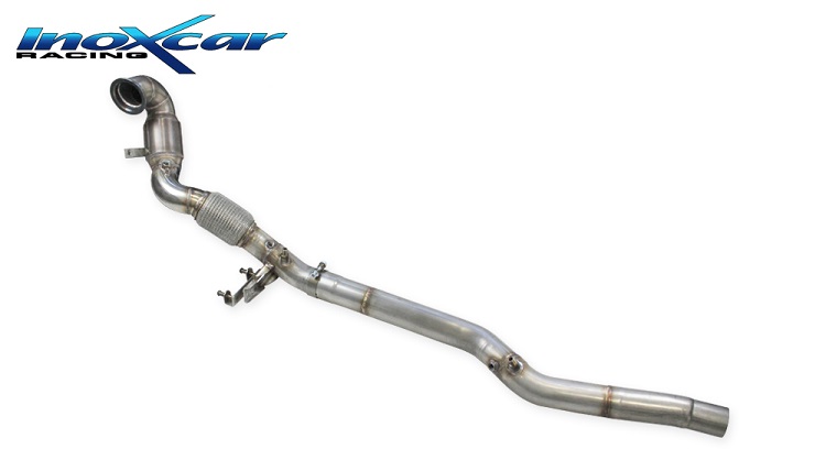 SCARICO DOWNPIPE CON KAT 200 CELLE INOXCAR PER AUDI TT 8S MK3 45 TFSI QUATTRO 245CV