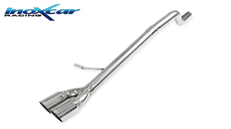 SCARICO FINALE SPORTIVO LIBERO RACING INOXCAR PER VW POLO AW 1.0 TSI 95CV (USCITA DOPPIA)