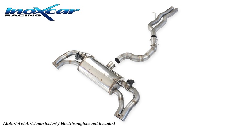 SCARICO SPORTIVO CATBACK SEMI-SILENZIATO INOXCAR PER AUDI RS3 8Y SPORTBACK 2.5 TFSI QUATTRO 400CV