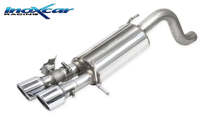 SCARICO FINALE SPORTIVO SILENZIATO X-RACE CON VALVOLA INOXCAR PER HYUNDAI I20 MK3 N 1.6 T-GDI 204CV