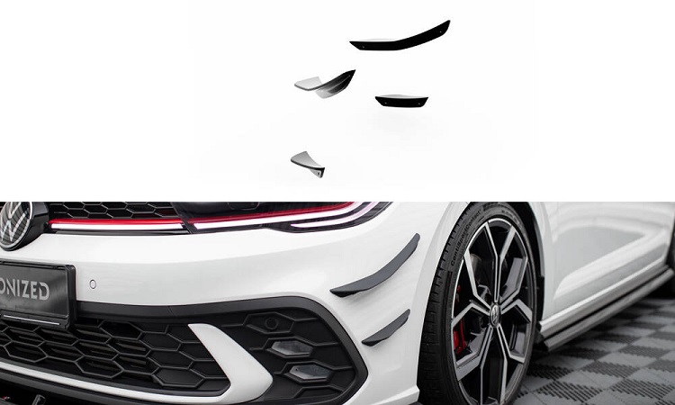 KIT CANARDS MAXTON DESIGN PER VW POLO AW GTI RESTYLING 