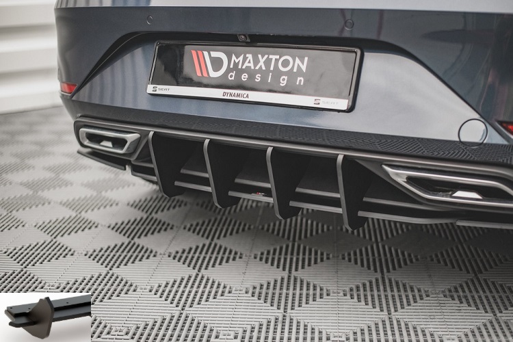 SOTTODIFFUSORE STREET PRO MAXTON DESIGN PER SEAT LEON FR MK4 (NERO)