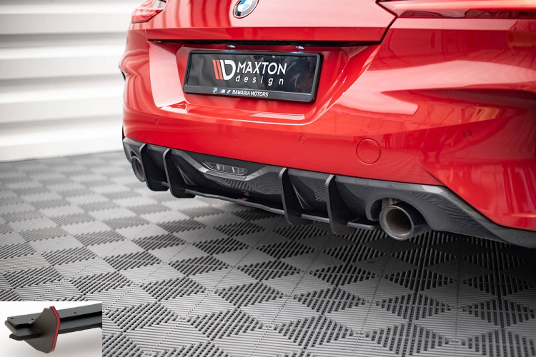 SOTTODIFFUSORE STREET PRO MAXTON DESIGN PER BMW Z4 G29 M-PACK PRE FACELIFT (ROSSO E NERO)