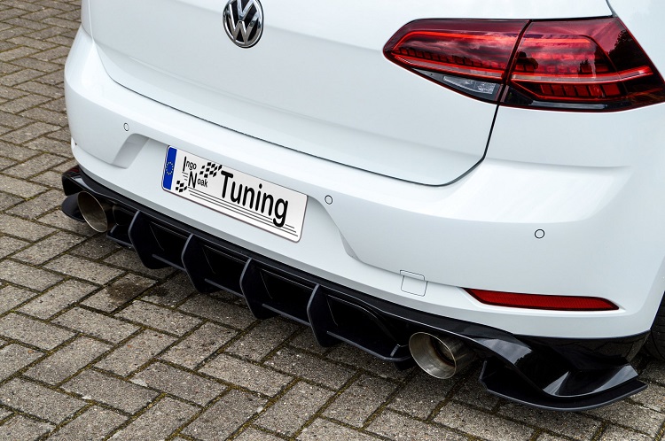 SOTTODIFFUSORE POSTERIORE SPORTIVO RACING + SPLITTER LATERALI PER VW GOLF MK7.5 GTI TCR INGO NOAK TUNING