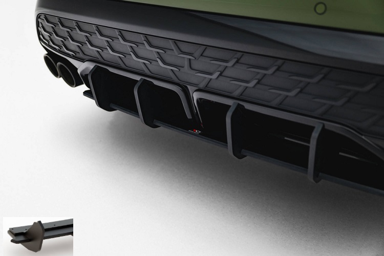 SOTTODIFFUSORE STREET PRO MAXTON DESIGN PER AUDI S3 8Y FACELIFT SPORTBACK (NERO)