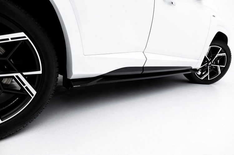 COPPIA SOTTOMINIGONNE MAXTON DESIGN NERE LUCIDE PER HYUNDAI TUCSON MK4 FACELIFT N-LINE