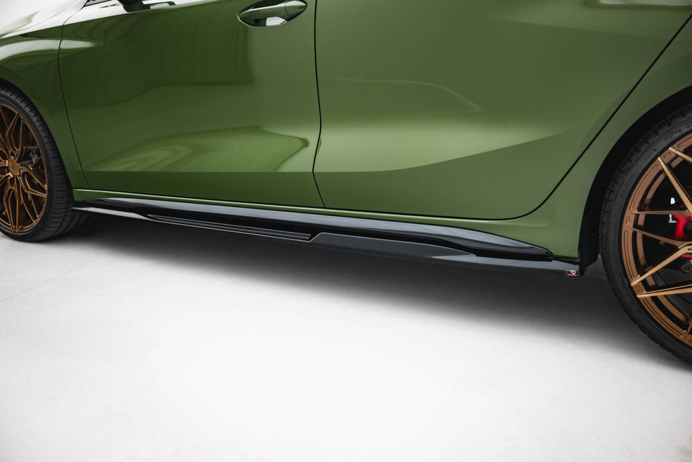 COPPIA SOTTOMINIGONNE V.2 MAXTON DESIGN NERE LUCIDE PER AUDI S3 8Y FACELIFT SPORTBACK