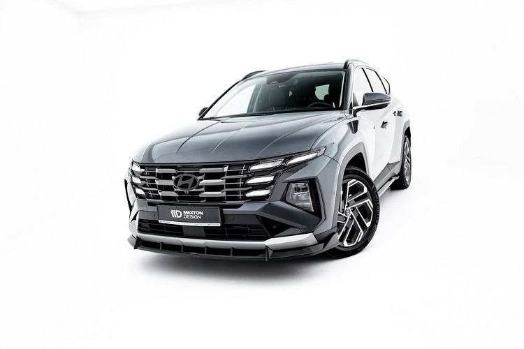 LAMA SOTTOPARAURTI ANTERIORE MAXTON DESIGN PER HYUNDAI TUCSON MK4 FACELIFT STANDARD NERA LUCIDA