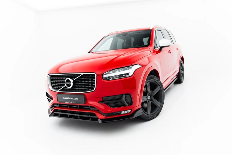 LAMA SOTTOPARAURTI ANTERIORE MAXTON DESIGN PER VOLVO XC90 R-DESIGN MK2 NERA LUCIDA