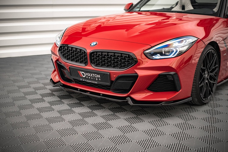 LAMA SOTTOPARAURTI ANTERIORE V.1 MAXTON DESIGN PER BMW Z4 G29 M40i FACELIFT NERO LUCIDO