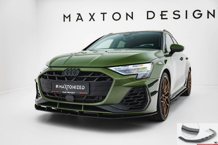 LAMA SOTTOPARAURTI ANTERIORE STREET PRO MAXTON DESIGN PER AUDI S3 8Y FACELIFT SPORTBACK