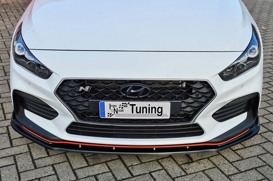 LAMA SOTTOPARAURTI ANTERIORE HYUNDAI I30N MK3 (PD) NERO LUCIDO INGO NOAK TUNING
