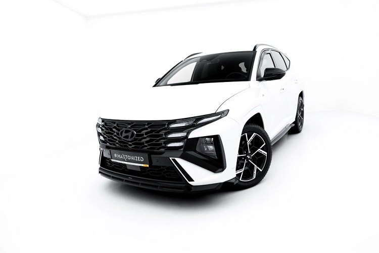 LAMA SOTTOPARAURTI ANTERIORE MAXTON DESIGN PER HYUNDAI TUCSON MK4 FACELIFT N-LINE NERA LUCIDA
