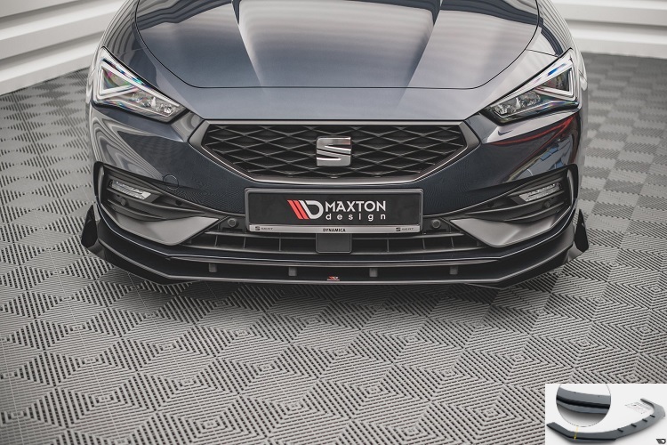 LAMA SOTTOPARAURTI ANTERIORE STREET PRO + FLAPS MAXTON DESIGN PER SEAT LEON FR MK4