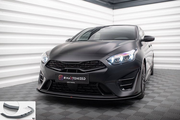 LAMA SOTTOPARAURTI ANTERIORE STREET PRO MAXTON DESIGN PER KIA PROCEED MK3 GT/GT LINE FACELIFT (NERO)