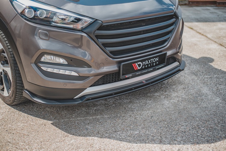 LAMA SOTTOPARAURTI ANTERIORE MAXTON DESIGN PER HYUNDAI TUCSON MK3 NERA LUCIDA