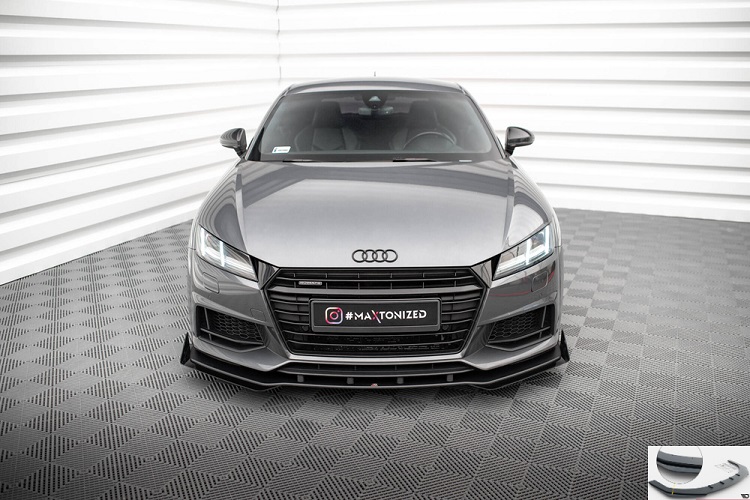 LAMA SOTTOPARAURTI ANTERIORE + FLAPS STREET PRO MAXTON DESIGN PER AUDI TTS 8S PRE-RESTYLING