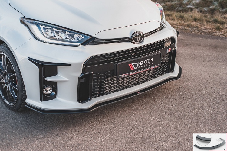 LAMA SOTTOPARAURTI ANTERIORE STREET PRO MAXTON DESIGN PER TOYOTA YARIS GR MK4 PRE-RESTYLING 