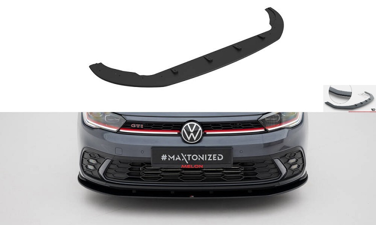 LAMA SOTTOPARAURTI ANTERIORE STREET PRO MAXTON DESIGN PER VW POLO AW GTI RESTYLING