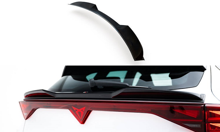 SPOILER CAP 3D INFERIORE MAXTON DESIGN PER CUPRA FORMENTOR MK1 FACELIFT NERO LUCIDO