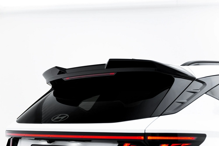 SPOILER CAP 3D MAXTON DESIGN PER HYUNDAI TUCSON MK4 FACELIFT N-LINE NERO LUCIDO