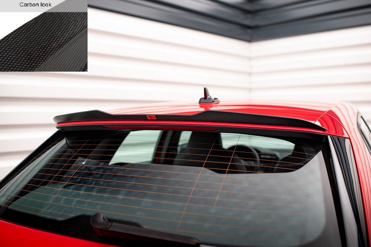 SPOILER CAP MAXTON DESIGN PER AUDI A3 8Y SPORTBACK (NO S-LINE) CARBON LOOK