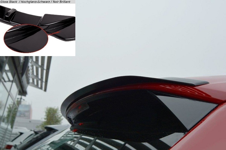SPOILER CAP MAXTON DESIGN PER AUDI Q2 (GA) NERO LUCIDO
