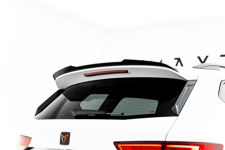 SPOILER CAP MAXTON DESIGN PER CUPRA ATECA MK1 RESTYLING NERO LUCIDO