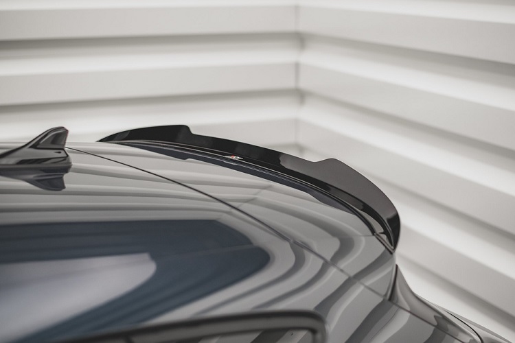 SPOILER CAP MAXTON DESIGN PER SEAT LEON FR MK4 NERO LUCIDO