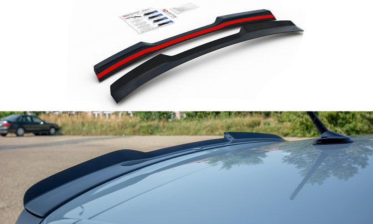 SPOILER CAP MAXTON DESIGN PER VW POLO AW GTI PRE-RESTYLING NERO LUCIDO