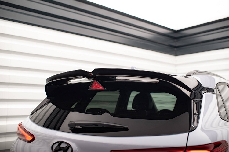 SPOILER CAP MAXTON DESIGN PER HYUNDAI KONA N MK1 PRE-RESTYLING NERO LUCIDO