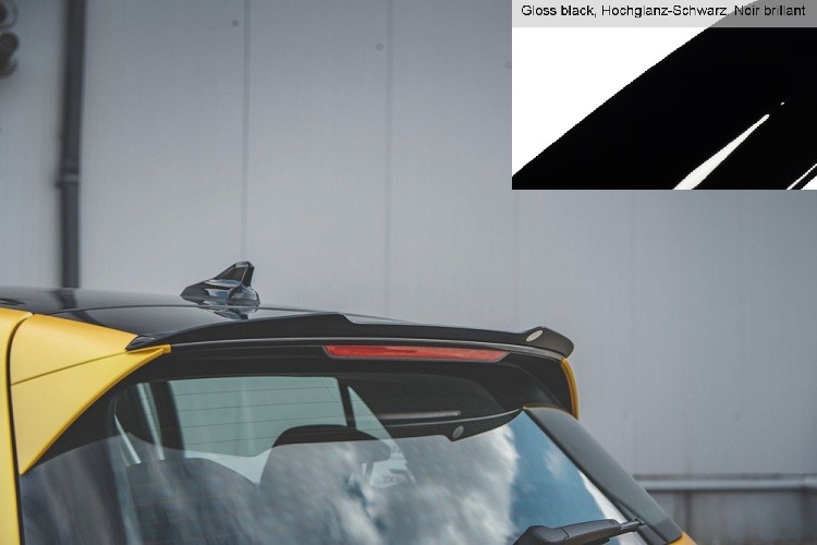 SPOILER CAP V.1 MAXTON DESIGN PER VW GOLF MK8 STANDARD / R-LINE NERO LUCIDO 