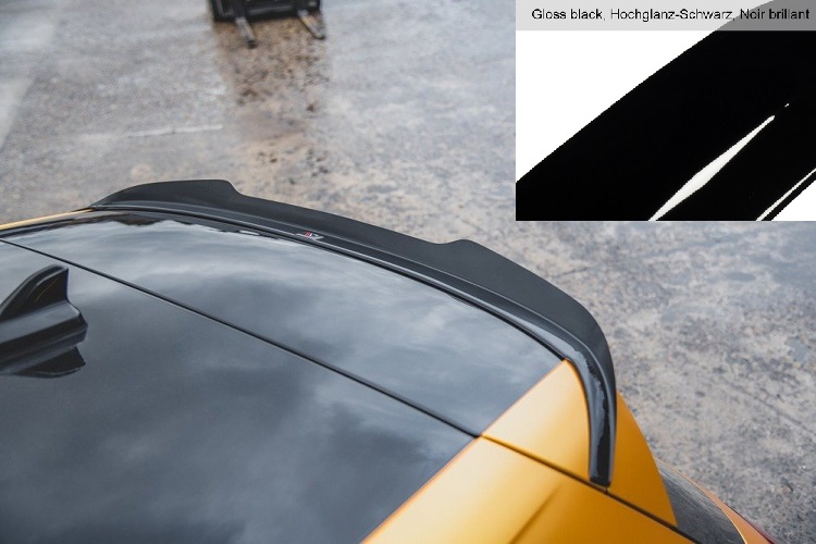 SPOILER CAP V.2 MAXTON DESIGN PER VW GOLF MK8 STANDARD / R-LINE NERO LUCIDO 
