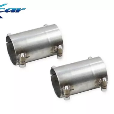 COPPIA ADATTATORI SCARICO INOXCAR (AD.MUSTANG.01) PER CENTRALI LIBERI/SILENZIATI INOXCAR SU FINALE INOXCAR PER FORD MUSTANG MK6 GT 5.0 V8 422CV