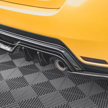 APPENDICI DIFFUSORE POSTERIORE SPORTIVO V.3 PER TOYOTA YARIS GR MK4 PRE-RESTYLING NERE LUCIDE MAXTON DESIGN