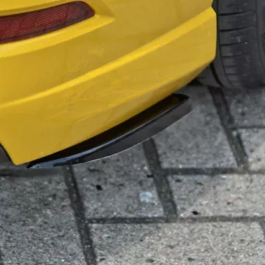 APPENDICI DIFFUSORE POSTERIORE SPORTIVO AUDI A3 8V CABRIO RESTYLING CON S-LINE CARBON LOOK INGO NOAK TUNING