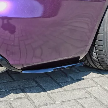 APPENDICI DIFFUSORE POSTERIORE SPORTIVO AUDI A4 B8 PRE-RESTYLING NO S-LINE CARBON LOOK INGO NOAK TUNING