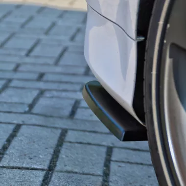 APPENDICI DIFFUSORE POSTERIORE SPORTIVO AUDI RS3 8P NERE OPACHE INGO NOAK TUNING