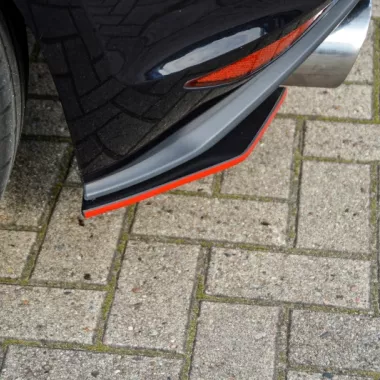 COPPIA APPENDICI DIFFUSORE POSTERIORE SPORTIVO VW GOLF 7 GTI / GTD INGO NOAK TUNING