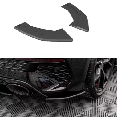 APPENDICI DIFFUSORE POSTERIORE SPORTIVO STREET PRO MAXTON DESIGN PER AUDI RS3 8Y SPORTBACK PRE-RESTYLING (BORDO ROSSO)