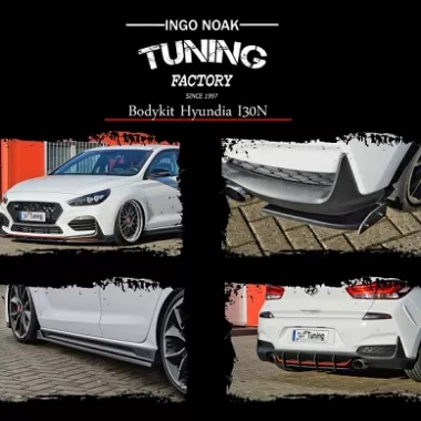 BODYKIT INGO NOAK TUNING PER HYUNDAI I30N MK3 (PD) NERO OPACO