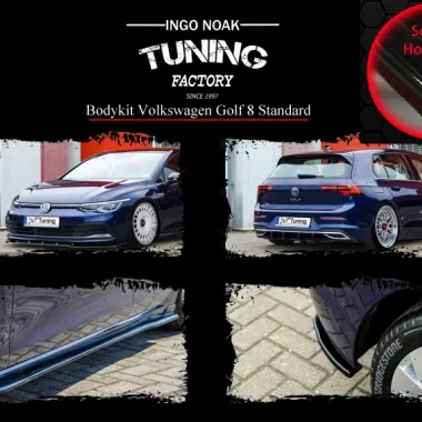 BODYKIT INGO NOAK PER VW GOLF MK8 NERO LUCIDO